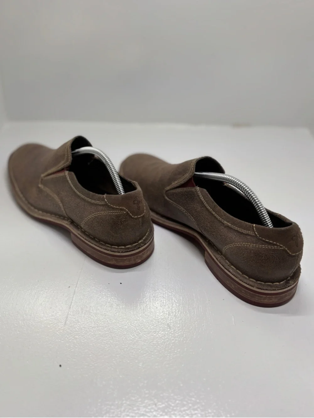 Cole Haan Nike Air Slip On Loafers Brown Leather Men’s 10 Comfort Dress Shoes